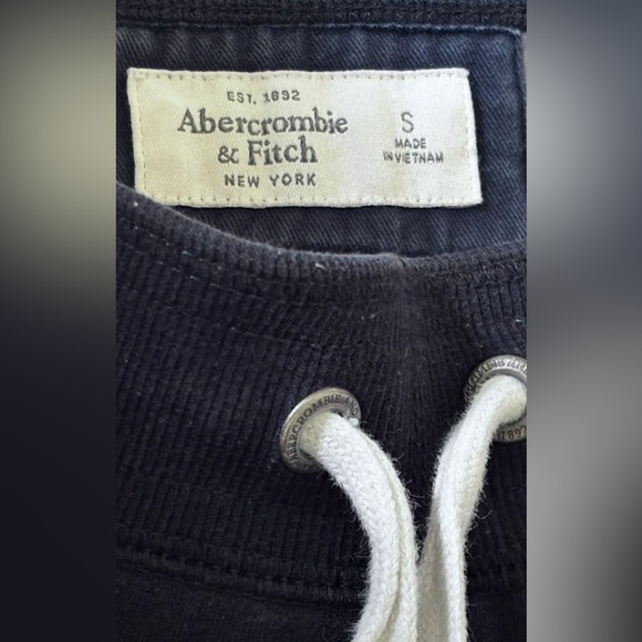 Y2k Abercrombie full length Navy blue sweatpants Size: Small - Picture 4 of 4